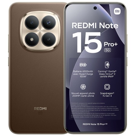Xiaomi Redmi Note 15 Pro+ 256GB+8GB Mocha Brown