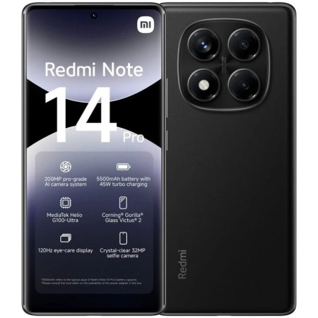 Xiaomi Redmi Note 14 Pro 4G 256GB+8GB Midnight Black